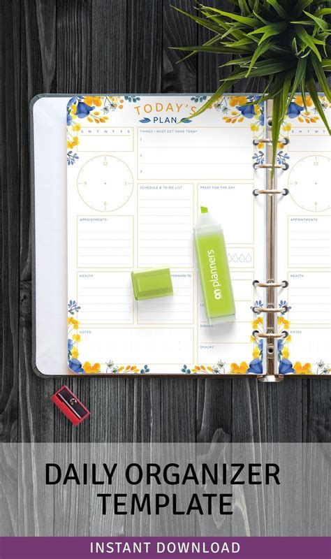 Organize Your Mind: Daily Task Organizer