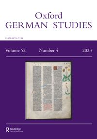 Oxford German Studies, Number 22