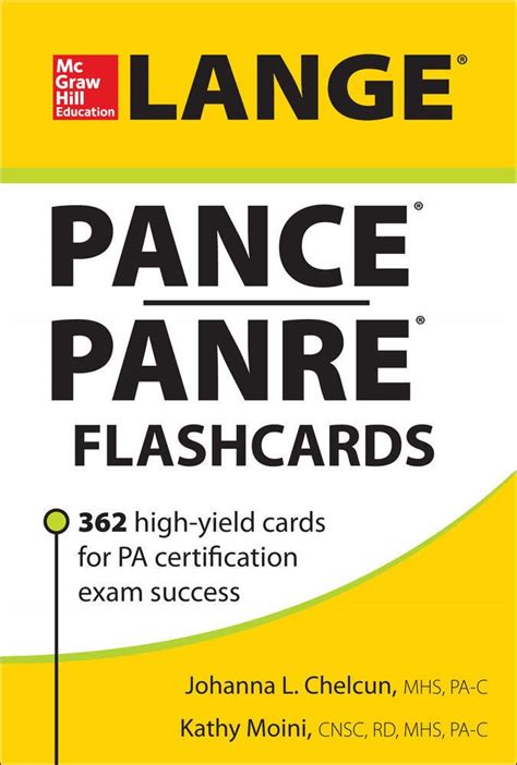 PANCE / PANRE PA Prep Essentials Flashcards
