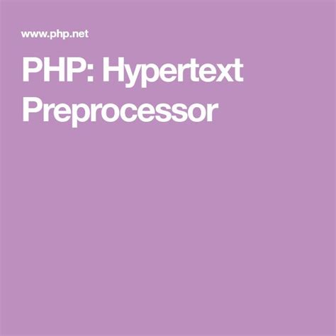 PHP5: Hypertext Preprocessor Simplified.