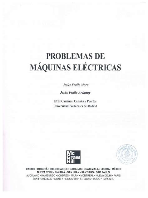 PROBLEMAS DE MAQUINAS ELECTRICAS