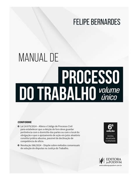 PROCESSO DO TRABALHO - AUDIOLIVRO