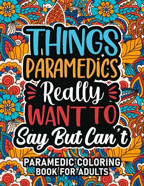 Paramedic Swear Word Coloring Book