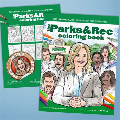 Parks And Rec Coloring Book