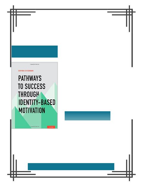 Pathways To Success Through Identity-based Motivation