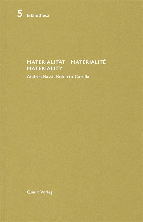 Performative Materiality