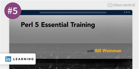 Perl 5 Essential Training