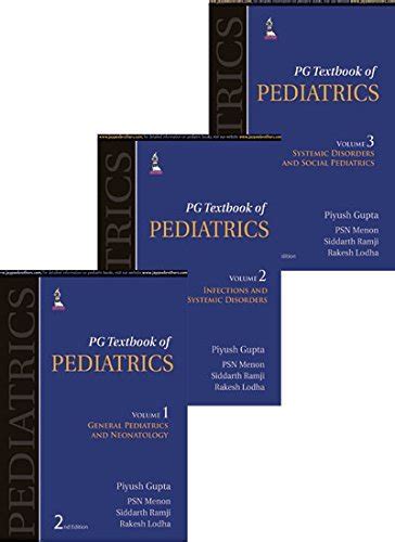 Pg Textbook of Pediatrics Set
