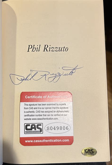 Phil Rizzuto *SIGNED