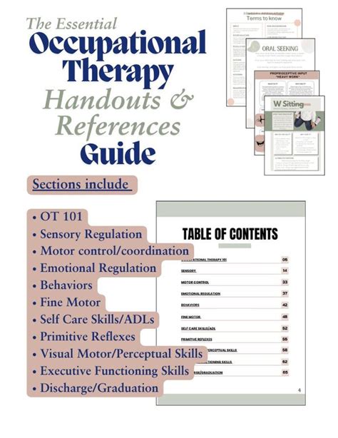 Photocopiable Therapy Handouts