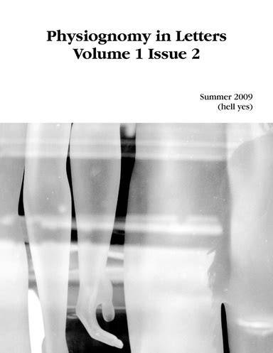 Physiognomy in Letters Volume 2 Issue 2