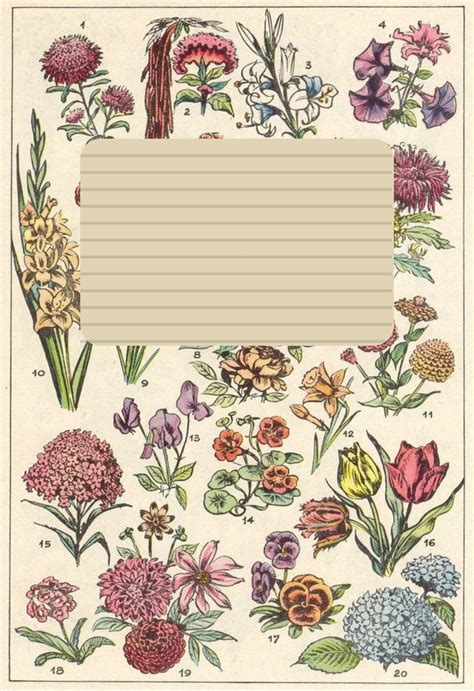 Pink Flowers Journal Notebook