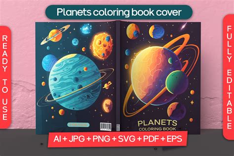 Planets Coloring Book
