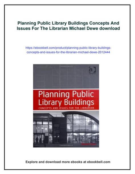 Planning and Design of Library Buildings