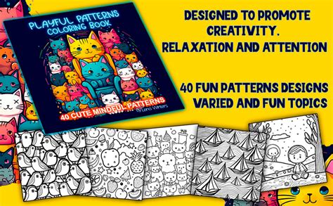 Playful Patterns Coloring Book