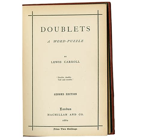 Playing Doublets