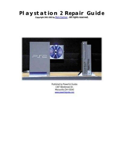 Playstation 2 Repair Guide
