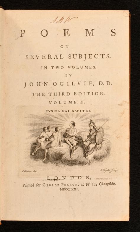 Poems on several subjects, by John Ferrar ...