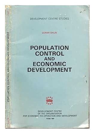 Population Control and Economic Developemnt