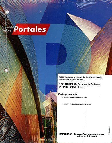Portales [with eText 12-Months Access Code]