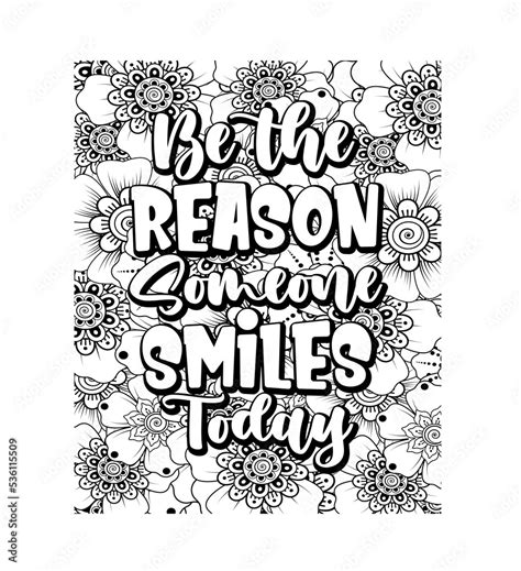 Positive Quotes Colouring book