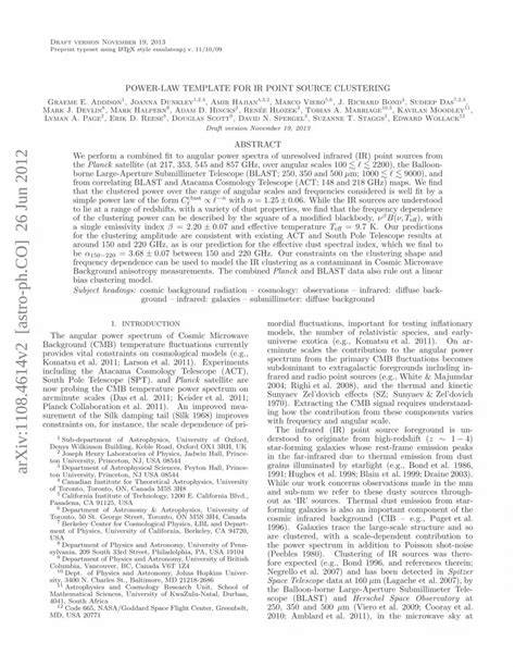 Power-Law Template for Infrared Point-Source Clustering