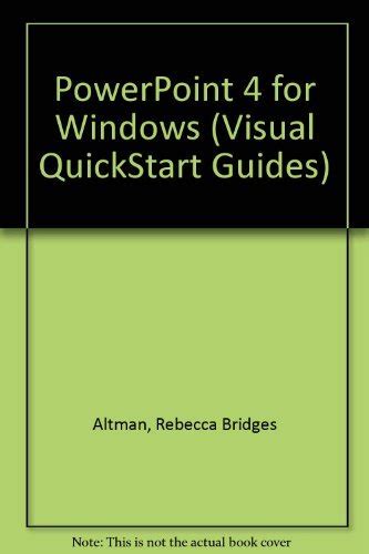 Powerpoint 4 for Windows (Visual QuickStart Guide)
