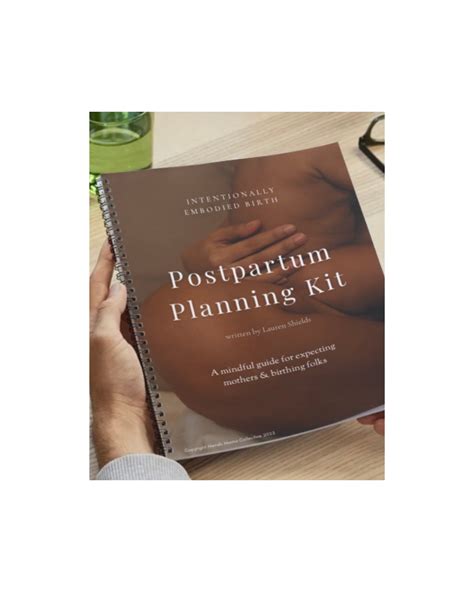 Pray Plan Prepare - Postpartum Prep & Planning Journal