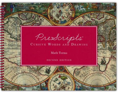 PreScripts Cursive Words and Drawing: Math Terms
