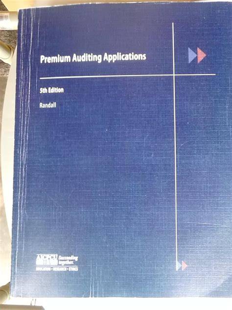 Premium Auditing Applications Volumes I and II