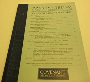 Presbyterion - Covenant Seminary Review, Fall 2005