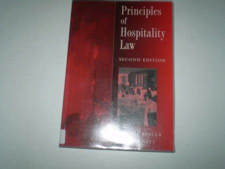 Principles of Hospitality Law