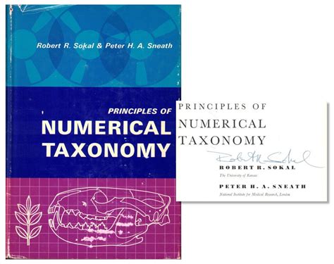 Principles of Numerical Taxonomy