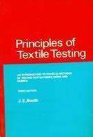 Principles of Textile Testing