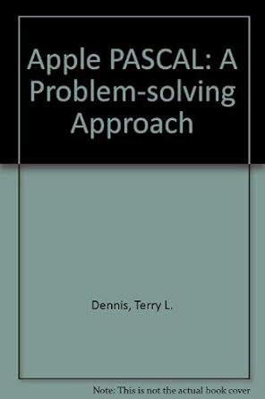 Problem Solving in Apple Pascal
