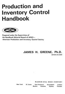 Production and Inventory Control