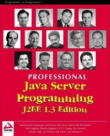 Professional Java Server Programming: J2EE 1.3 Edition