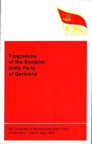 Programme of the Socialist Unity Party of Germany