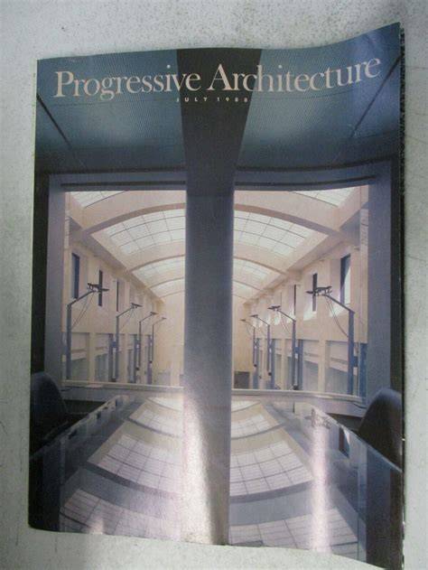 Progressive Architecture, July 1988, Single Issue