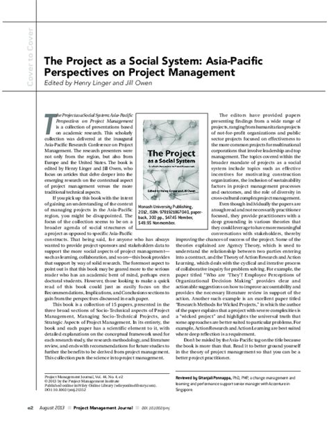 Project Management Research: Asia-Pacific Perspectives