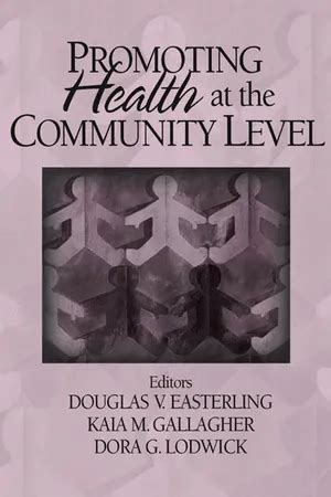 Promoting Health at the Community Level