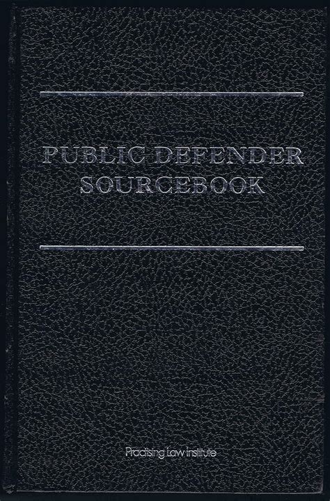 Public Defender Sourcebook