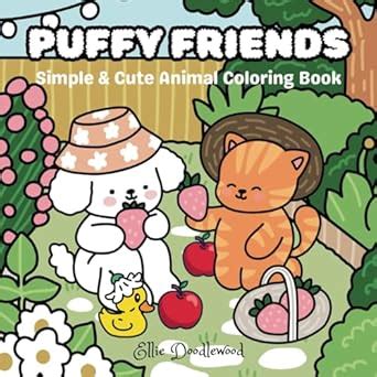 Puffy Friends: Coloring Book