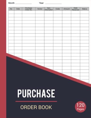 Purchase Order Book