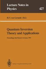 Quantum Inversion Theory and Applications