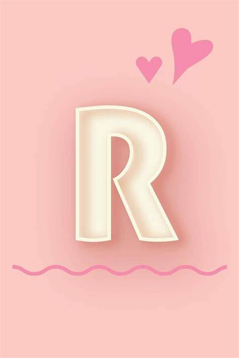 R: Cute Initial Monogram Letter