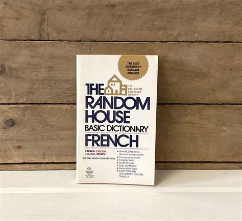 Random House Basic Dictionary French
