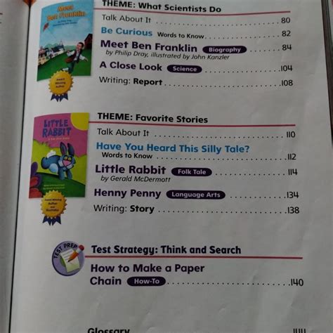 Reading Street 1.4 Grade 1 Unit 4 Treasures.