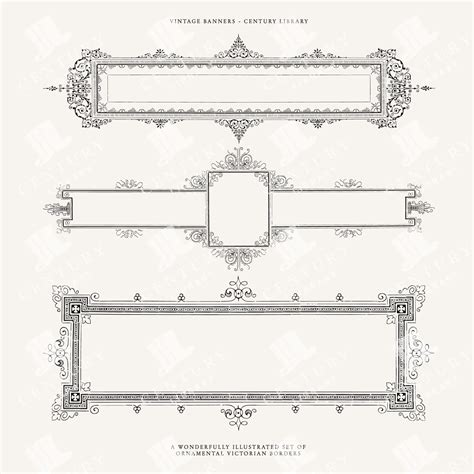 Ready to Use Victorian Borders