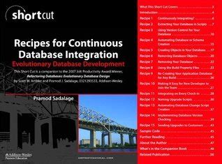 Recipes for Continuous Database Integration